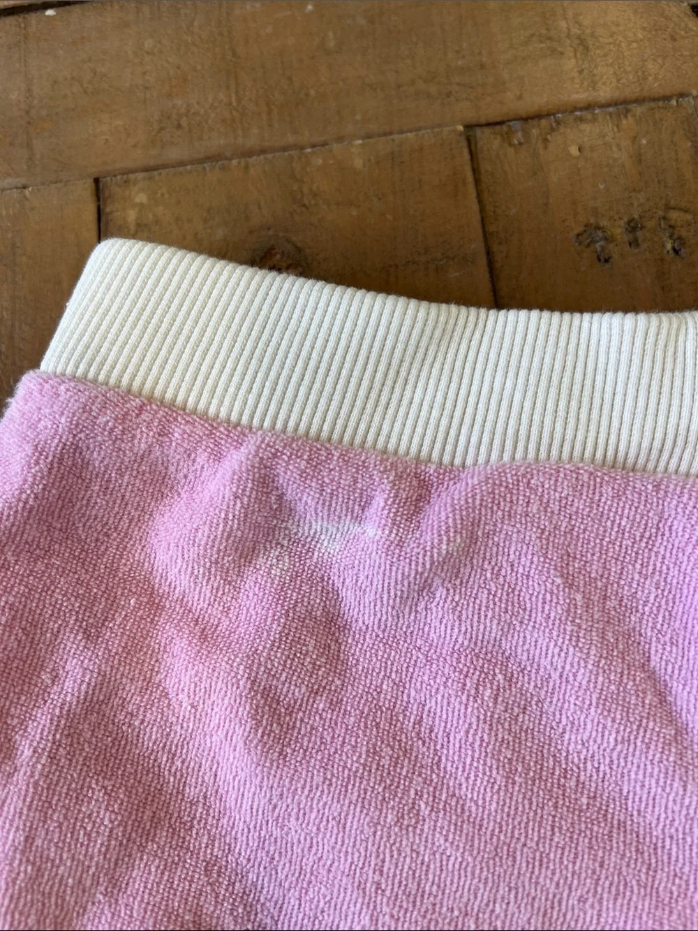 Zara pink Terrycloth boxy top and shorts set size 5 years